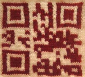 Greta Grip Knitted QR Codes